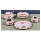 11 - FIVE PIECES VINTAGE JAPANESE DISHWARE (P101)