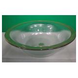 11 - ART GLASS BOWL (ITALY) 13'DIA (L82)