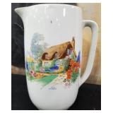 11 - VINTAGE FALCON WARE PITCHER (G57)