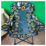 J1 - FOLDING CHAIR WITH SUNFLOWER PATTERN (L166)