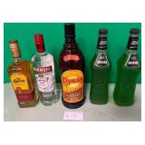 14 - LOT OF FIVE BOTTLES (L181)