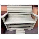 11 - WOODEN PORCH / PATIO GLIDER