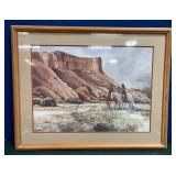 11 - G.E.BROMMER ART FRAMED 30X38'