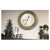 M - WALL CLOCK, CANDLESTICKS & MORE