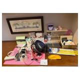 M - FRAMED ART & EVERYTHING ON THE TABLE TOP (C41)