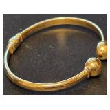 M - 14K YELLOW GOLD BRACELET 13.8GRAMS (C9)