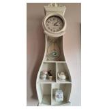 M - CLOCK WITH MINI COLLECTIBLES 40"T (L25)