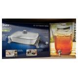 M - ELECTRIC SKILLET & BEVERAGE DISPENSER (G18)