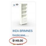 M - BOOKCASE WITH CONTENTS (C19)