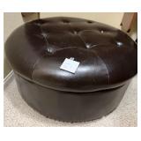M - ROUND UPHOLSTERED OTTOMAN (C1)