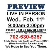 PREVIEW LIVE IN PERSON - Wednesday, February 11th