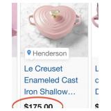 M - TWO HEART-SHAPED DUTCH OVENS (K30)