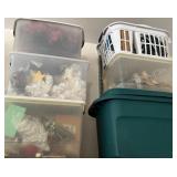 M - MIXED BINS OF HOLIDAY DECORATIONS (G25)