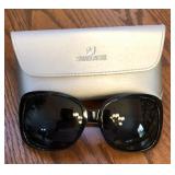 L - SWAROVSKI SUNGLASSES WITH CASE (E44)