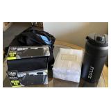 L - CAR SEAT COVERS, BEDSKIRT, INSULATED BOTTLE