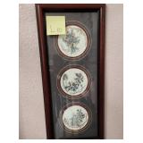 L - THREE LTD ED WATERCOLORS FRAMED (L10)