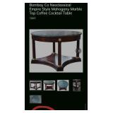 V - EMPIRE STYLE MARBLE TABLE