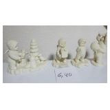 V - FOUR SNOW BABIES FIGURINES (G40)