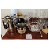 V - ICE BUCKETS, COCKTAIL SHAKER, DECANTERS, MORE