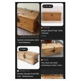 V - VINTAGE BLANKET CHEST (M5)