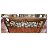 V - CONSOLE TABLE WITHGLASS INSET TOP (A27)