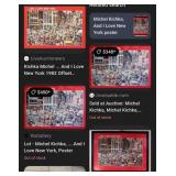 V - '...AND I LOVE NEW YORK' ART FRAMED (O-8)
