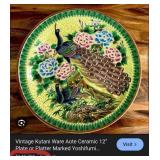 V - THREE ASIAN PORCELAIN PLATES WITH STANDS (A19)