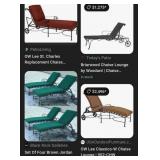 V - PATIO LOUNGER WITH CUSHIONS (Y11)