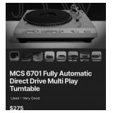 V - MULTIPLE STEREO COMPONENTS & STAND