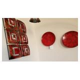 V - THREE PIECES OF WALL DECOR (L9)