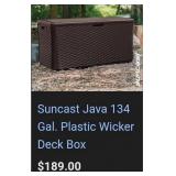 V - PATIO STORAGE BOX WITH CONTENTS (Y9)