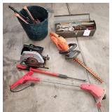 V - MIXED LOT OF POWER & HAND TOOLS (C4)