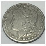 1890 MORGAN SILVER DOLLAR