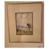 V - FRAMED ART 15X14' (B7)
