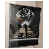 V - FRAMED ART 18.5X16' (M17)
