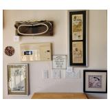 V - SEVEN PIECES OF WALL DECOR (K2)