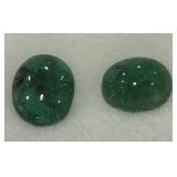 2.00CT CABOCHON EMERALD GEMSTONES