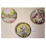 V - LOT OF THREE COLLECTIBLE PLATES (A13)