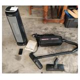 V - ORECK VACUUMCLEANER, PELONIS SPACE HEATER