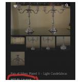 V - PAIR OF VINTAGE CANDLESTICKS (G46)