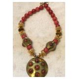 431 - PENDANT STATEMENT NECKLACE (A74)