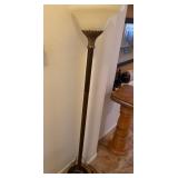 15 - VINTAGE TORCH-STYLE FLOOR LAMP