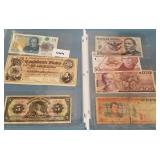 444 - MIXED LOT OF COLLECTIBLE FOREIGN CURRENCY