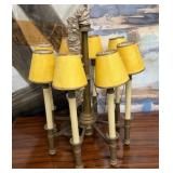 11 - VINTAGE CANDLESTICK CHANDELIER