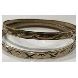 431 - BEAUTIFUL  GOLD PLATED BANGLES