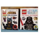 444 - TWO LEGO STAR WORS VISUAL DICTIONARYS (E101)