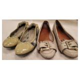 PP - BUEBERRY NOVA PLAID/BEIGE LEATHER SZ 7& 7.5 S