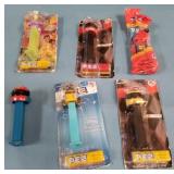 444 - SIX COLLECTIBLE PEX DISPENSERS (E85)