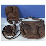 464 - THREE SHOULDER / CROSSBODY BAGS (L2)