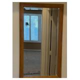 15 - WALL MIRROR FRAMED 32X19'